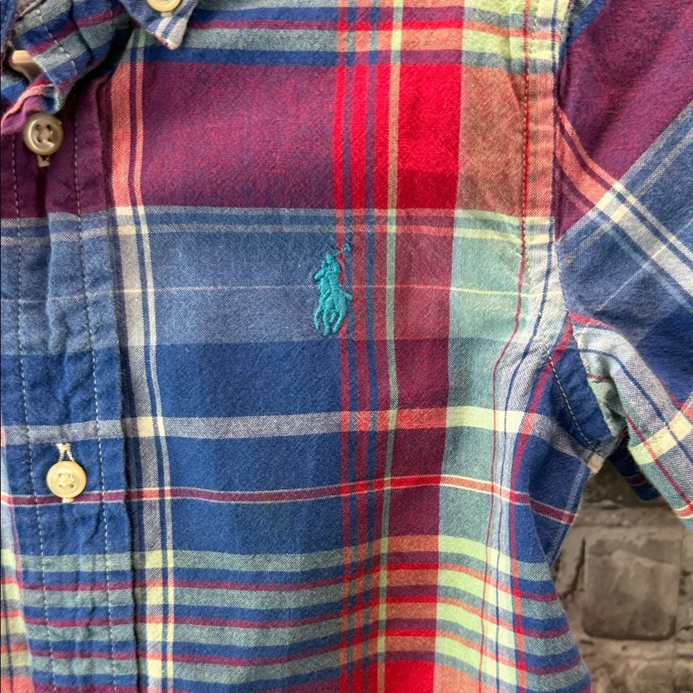 Boy's Plaid Ralph‎ Lauren shirt